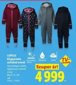 Lidl Lupilu Kisgyermek softshell overál ajánlat