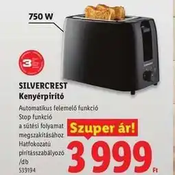 Lidl SILVERCREST Kenyérpirító ajánlat