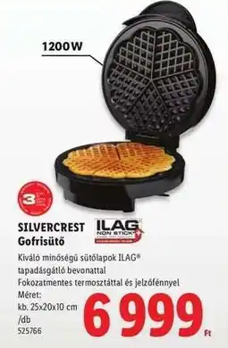 Lidl SILVERCREST Gofrisütő ajánlat