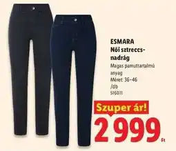 Lidl esmara Női sztreccsnadrág ajánlat