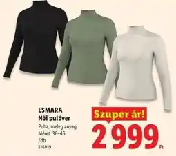Lidl Esmara Női pulóver ajánlat