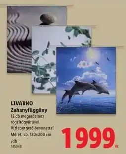 Lidl Livarno Zuhanyfüggöny ajánlat