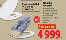 Lidl Livarno WC-ülőke ajánlat