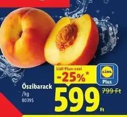 Lidl Őszibarack ajánlat