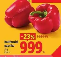 Lidl Kaliforniai paprika ajánlat