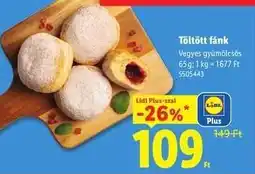 Lidl Töltött fánk ajánlat