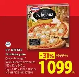 Lidl Dr. Oetker Feliciana pizza ajánlat