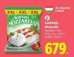 Lidl SZARVASI Mozzarella ajánlat