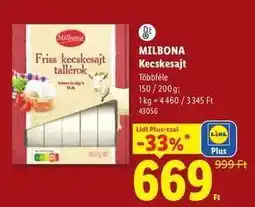 Lidl MILBONA Kecskesajt ajánlat