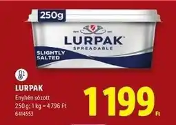 Lidl Lurpak ajánlat