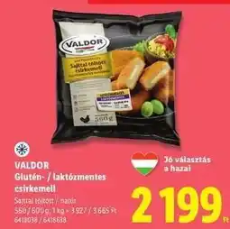 Lidl VALDOR Glutén- / laktózmentes csirkemell ajánlat