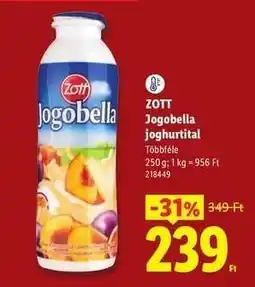 Lidl Zott Jogobella joghurtital ajánlat