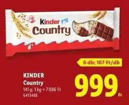 Lidl Kinder Country ajánlat