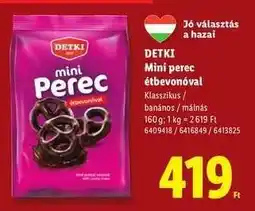 Lidl Detki Mini perec étbevonóval ajánlat