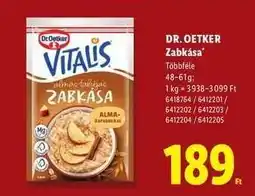 Lidl DR.OETKER Zabkása ajánlat