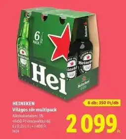 Lidl HEINEKEN ajánlat