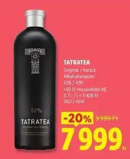 Lidl Tatratea ajánlat