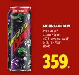 Lidl Mountain Dew ajánlat