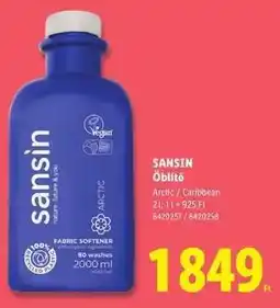 Lidl SANSIN Öblítő ajánlat