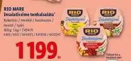 Lidl RIO MARE Insalatissime tonhalsaláta ajánlat