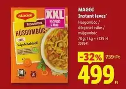 Lidl MAGGI Instant leves ajánlat