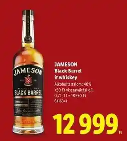Lidl Jameson Black Barrel Ir Whiskey ajánlat