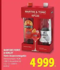 Lidl MARTINI FIERO & KINLEY ajánlat