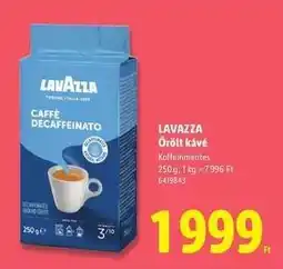 Lidl LAVAZZA ajánlat