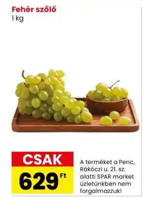 Fehér szőlő