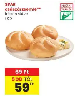 Spar SPAR császárzsemle ajánlat