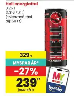 Spar HELL Energiaital ajánlat