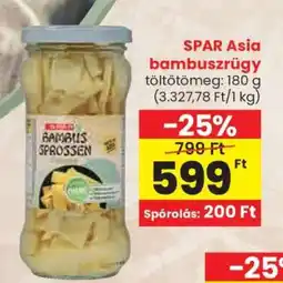 Spar SPAR Asia bambuszrügy ajánlat