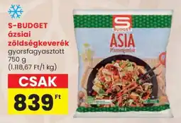 Spar S-BUDGET ázsiai zöldségkeverék ajánlat