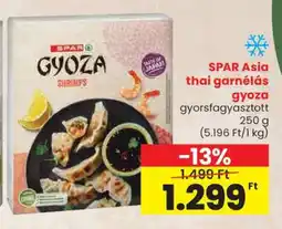 Spar SPAR Asia thai garnélás gyoza ajánlat
