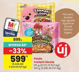 Spar PALDO Instant tészta ajánlat