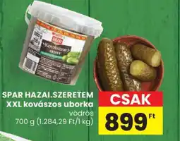 Spar SPAR HAZAI.SZERETEM XXL kovászos uborka ajánlat