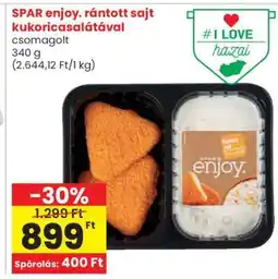 Spar SPAR enjoy. rántott sajt kukoricasalátával ajánlat