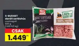 Spar S-BUDGET darált sertéshús ajánlat