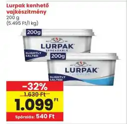 Spar LURPAK Kenhető vajkészítmény ajánlat