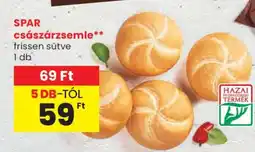 Spar SPAR császárzsemle ajánlat