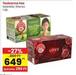 Spar TEEKANNE TEA ajánlat
