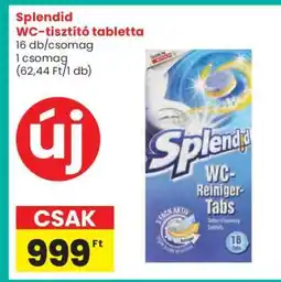 Spar Splendid WC-tisztító tabletta ajánlat