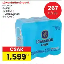 Spar Löwenbräu sörpack ajánlat