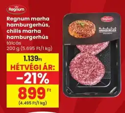 Spar Regnum Marha hamburgerhús, chilis marha hamburgerhús ajánlat