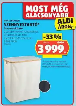 ALDI HOME CREATION SZENNYESTARTÓ ajánlat