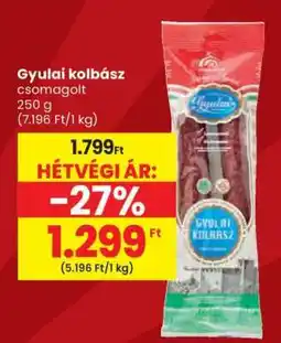 Spar Gyulai kolbász ajánlat