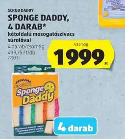 ALDI SCRUB DADDY, SPONGE DADDY, 4 DARAB ajánlat