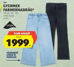 ALDI GYERMEK FARMERNADRÁG ajánlat
