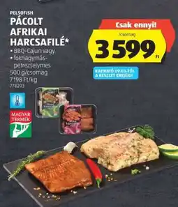 ALDI PELSOFISH PÁCOLT AFRIKAI HARCSAFILÉ ajánlat
