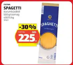 ALDI Cucina Spagetti ajánlat